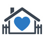 house with heart graphic 2