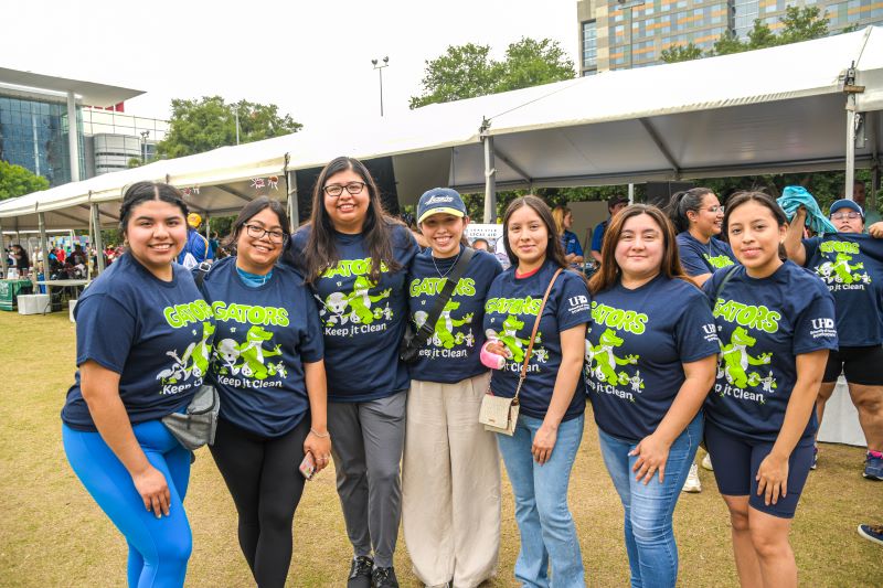 UHD Volunteers at Earth Day Houston