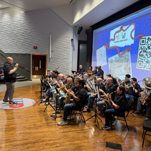 The Houston Pride Orchestra performs at the University of Houston-Downtown's One Main Event student awards ceremony