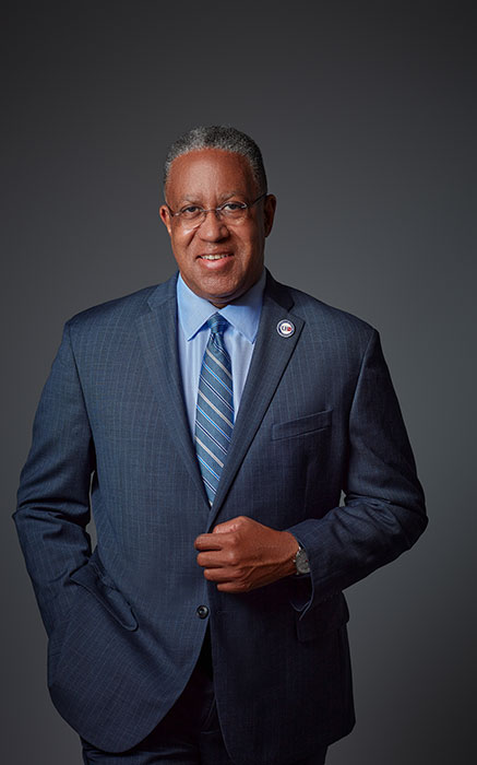 UHD President Loren J. Blanchard