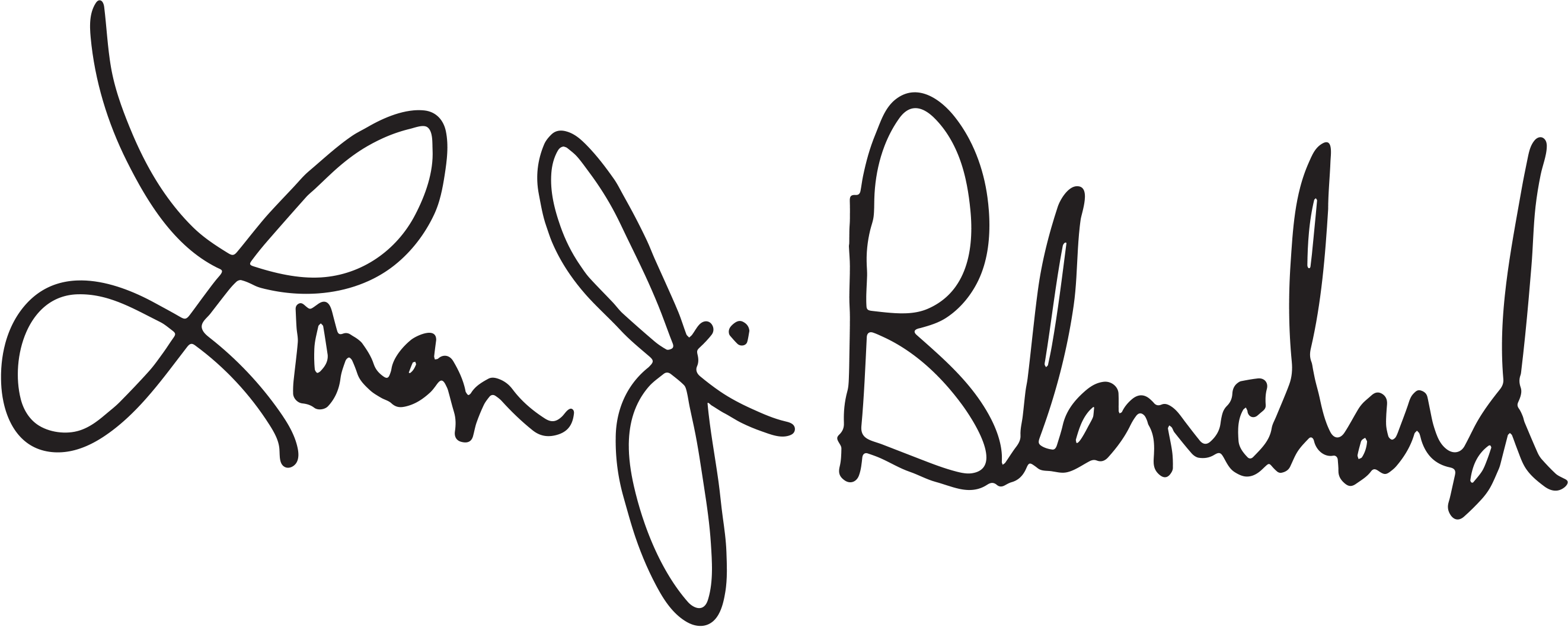 President Blanchard's Signature
