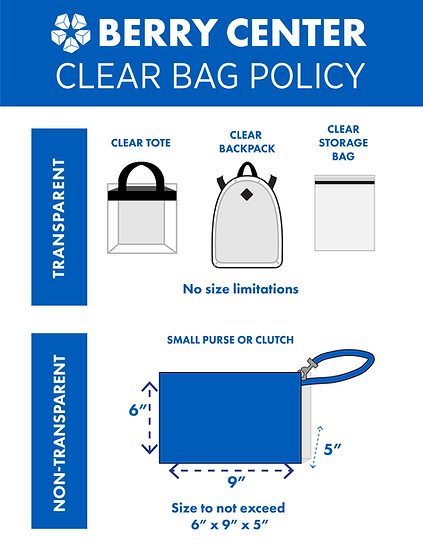 Clear Bag Policy and Prohibited Items | University of Houston-Downtown