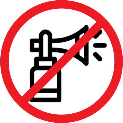 No Air Horns or Noise Makers