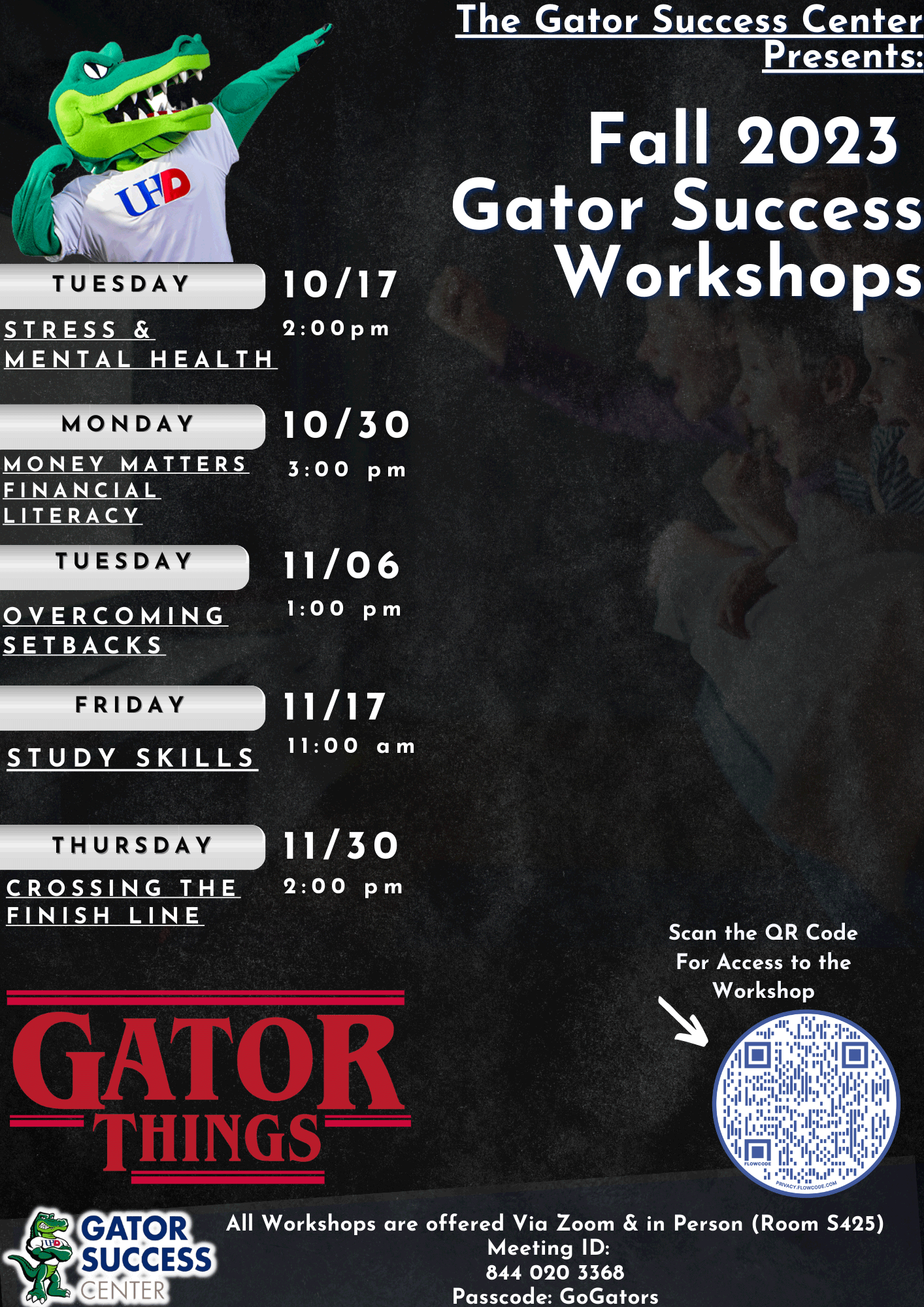 Fall 2023 Gator Success Workshops