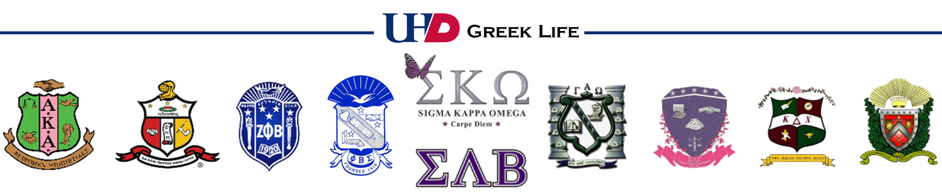 Greek Life crests image