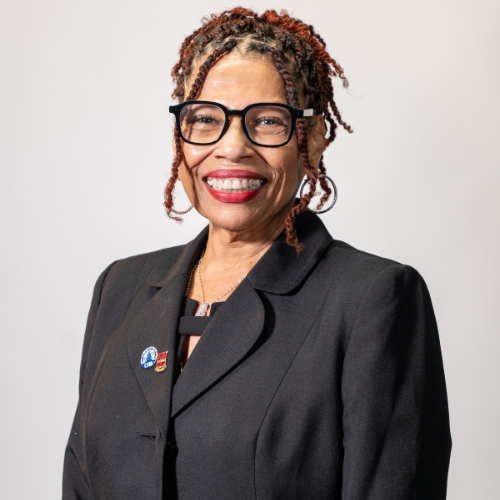 vanessa mattox, university of houston downtown student and member of bayou's best, smiles 