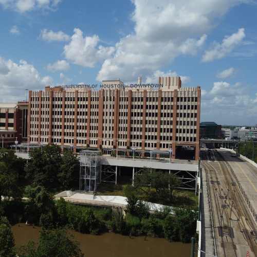 The University of Houston-Downtown's One Main Building in downtown houston
