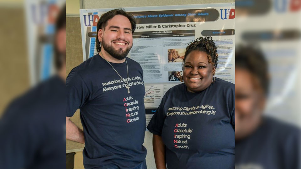 Students at Aging Research Symposium